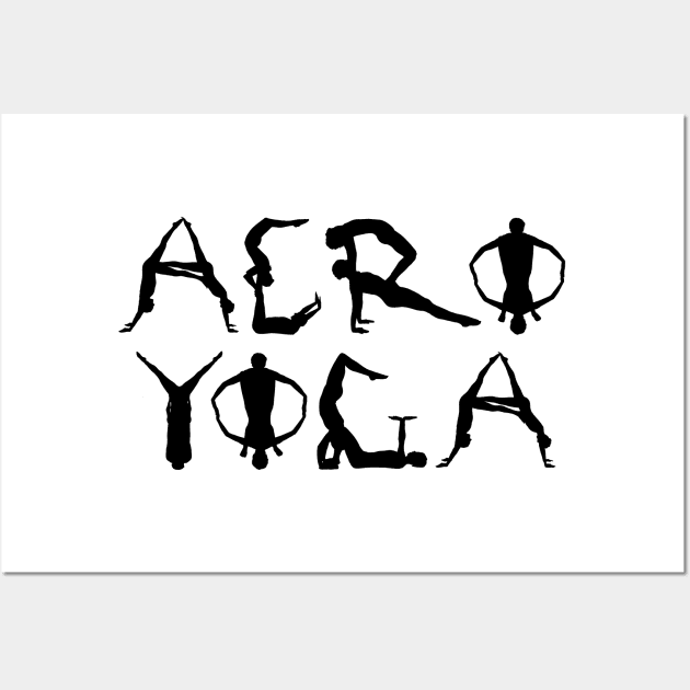 Acro Yoga Wall Art by casiel1969